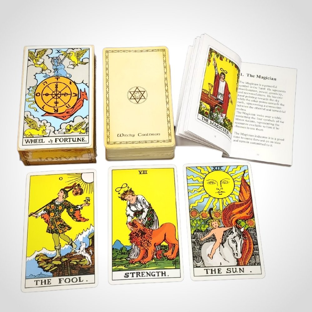 Tarot Cards With Guide Book For Beginner Rider Card Deck - Picture 6 of 9